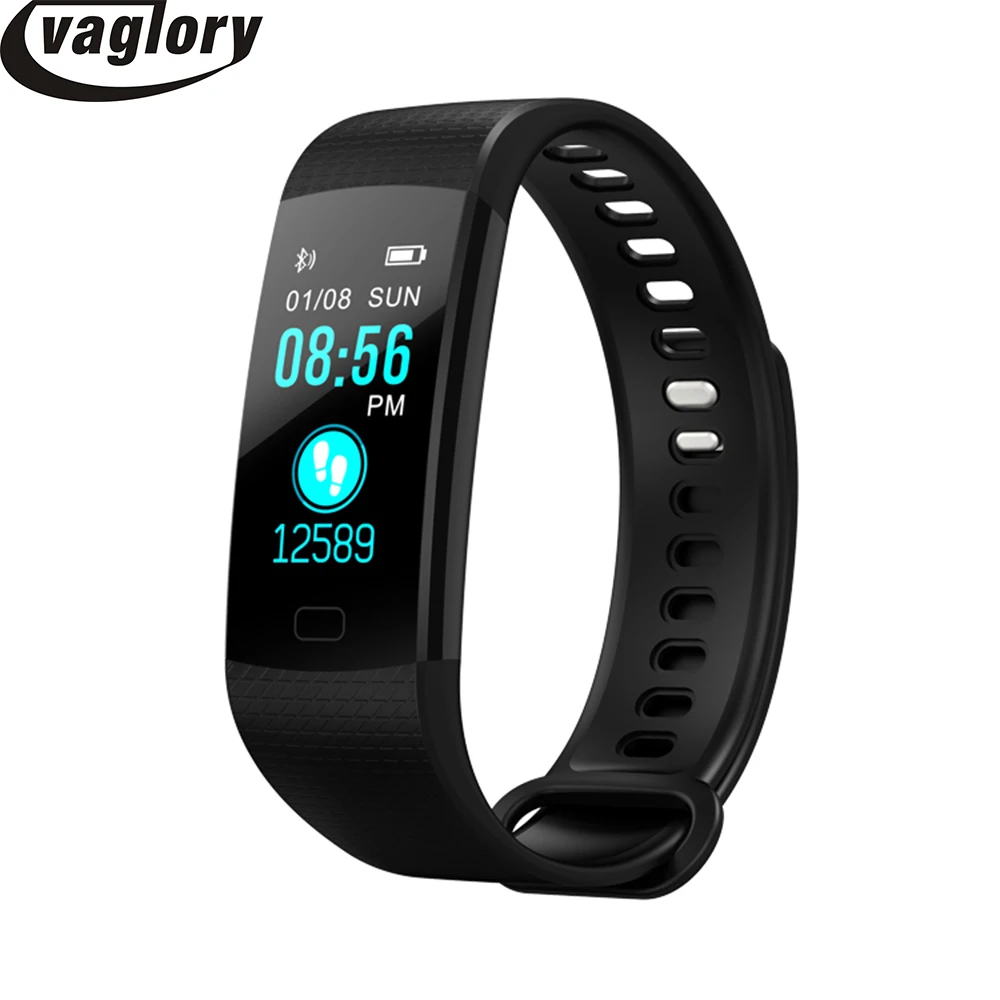 Smart Band Y5 Smartband Color Screen Wristband Heart Rate Activity Fitness tracker Electronics Bracelet | Электроника