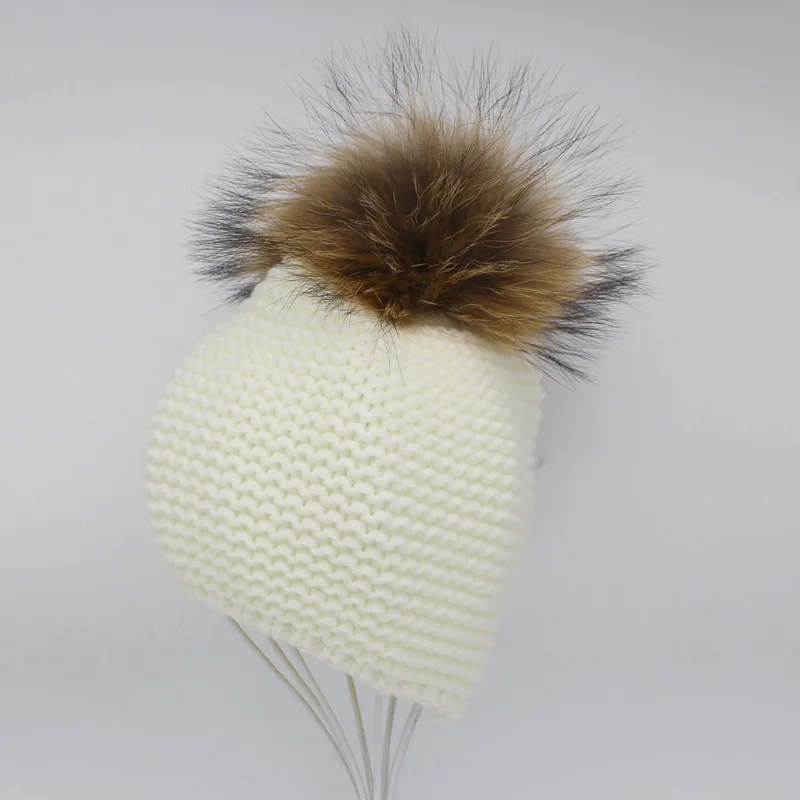Фото 2016 Fashion Knitted Baby Hats Boy Winter Outdoor Ear Protection Beanies Caps Pom pom Real Fur Hat Kids Аксессуары для одежды 2016 Fashion Knitted Baby Hats Boy Winter Outdoor Ear Protection Beanies Caps Pom pom Real Fur Hat Kids Аксессуары для одежды