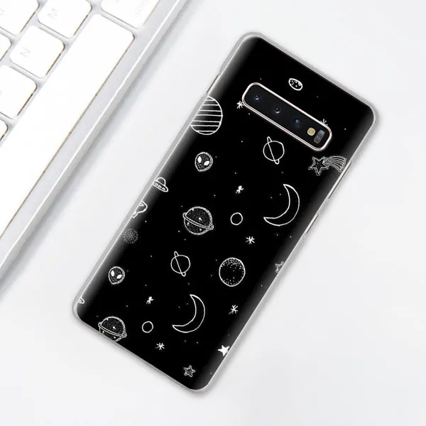 Чехол для samsung Galaxy S10e S10 Plus S7 S8 S9 Plus Note 8 9 M10 M20 M30 жесткий чехол Coque - Цвет: 009