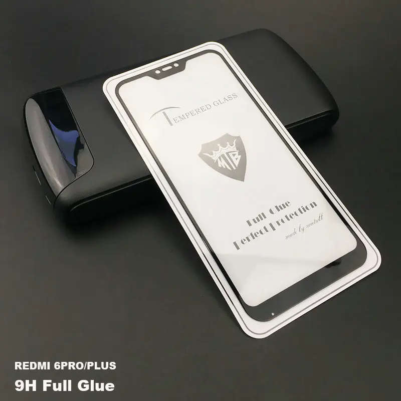 Защитное стекло закаленное для Xiaomi Redmi 6 Pro 3/32/4/32/64 ГБ 5 84 дюйма|Защитные стёкла и