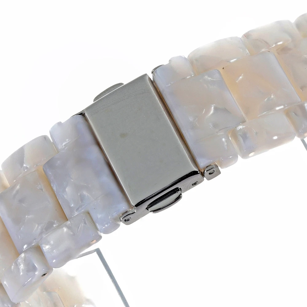 

38/40/42/44/mm Resin Strap for Apple Watch Band Series 6 5 4 3 2 Fashion Replacement Bracelet for iWatch 4 Watchband Accessories