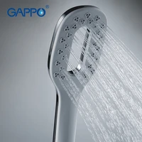 gappo 1pc top quality a way square hand shower heads bathroom accessoriess abs in chrome plated water saving shower headg24
