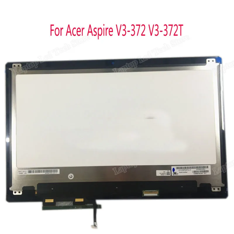 

Подлинная Новинка 13 ''LP133WF2 для acer Aspire V3-372 V3-372T ЖК сенсорный экран дигитайзер 1920X1080