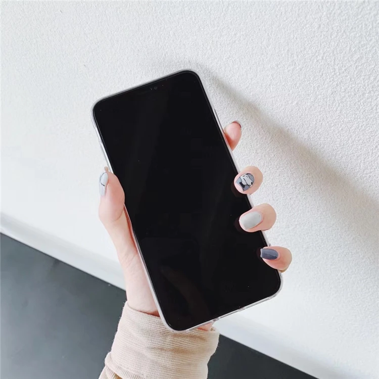 Gimfun Red Love Heart Mirror Phone Case for Iphone Xs Max Xr Dots Clear Tpu 6s 7 8plus X Soft Back Cover |