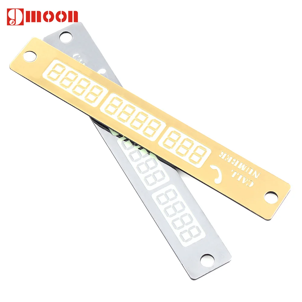 Автомобильный Стайлинг уведомление о парковке номер телефона светящаяся