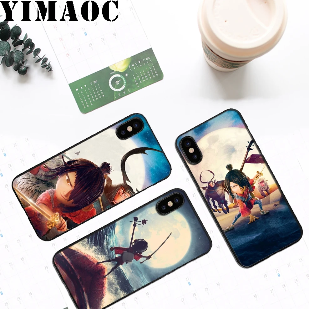 YIMAOC Kubo и Две Струны Мягкий силиконовый чехол для iPhone 11 Pro Xr Xs Max X или 10 8 7 6 6S Plus 5 5S SE |