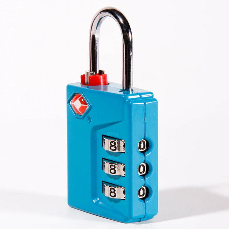 TSA кодовый замок Таможенный багаж противоугонной блокировки с три слоя пароль