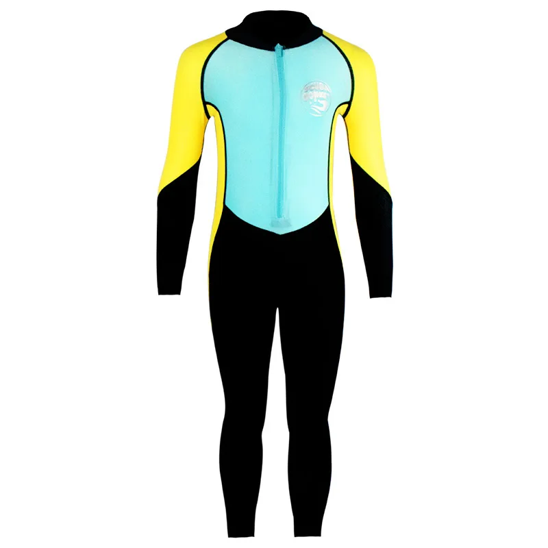 Цельный костюм для дайвинга гидрокостюм с длинными рукавами детский купальный