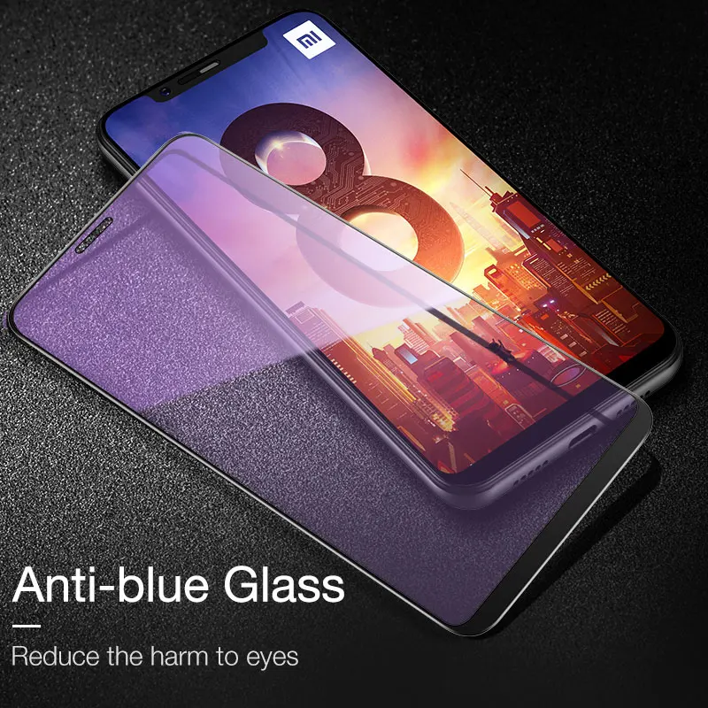 Защитное стекло Cafele закаленное с полным покрытием для Xiaomi MI8 9 SE 10 8 se HD твердость 9H