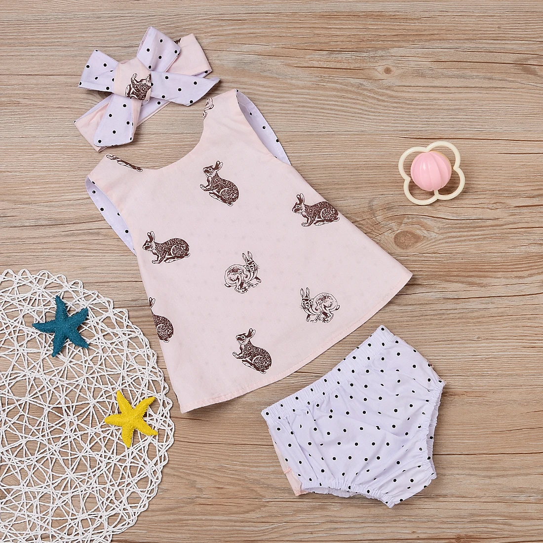Hi Baby Store/летние футболки без рукавов с принтом кроликов для маленьких девочек +