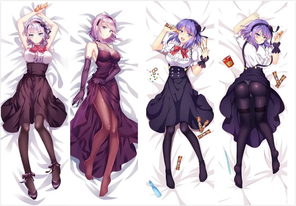 Японское аниме dagashi kashi shidare hotaru обнимающая Подушка Чехол дакимакура 63008(1)|body pillow