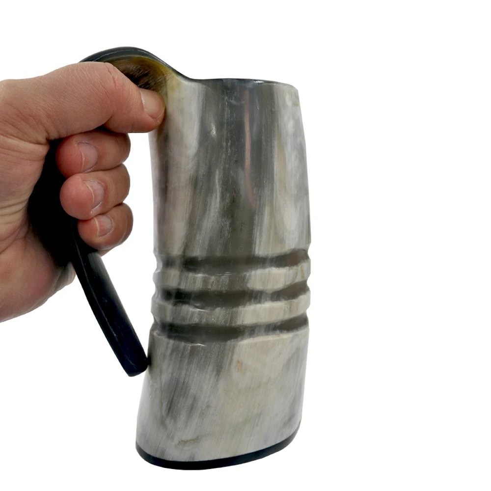 Натуральный бычий Рог кружка викинга кружка рог для напитков Tankard аутентичная средневековая вдохновленная Питьевая кружка