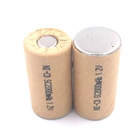 sub c 2 0ah 10 pieces rechargeable batteries cell ni cd sc2000mah discharge rate 10c current 20a power tool battery cells