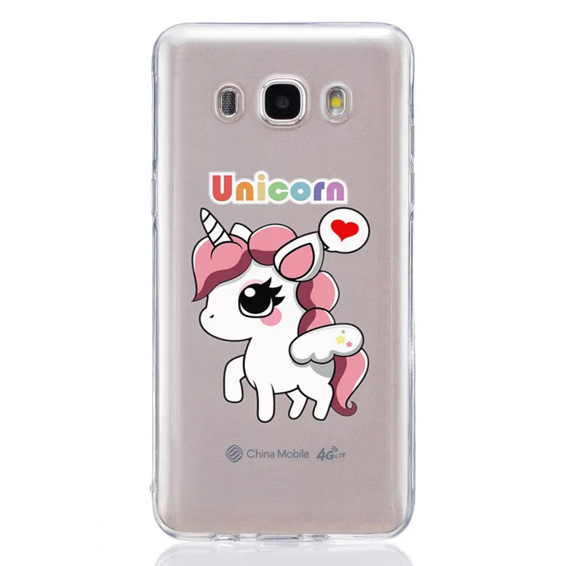 For Samsung Galaxy A3 A5 2016 2017 A300 A320F A510 A520F TPU Colorful Soft Unicorn Painted Desig Cover Case Fundas F321 |