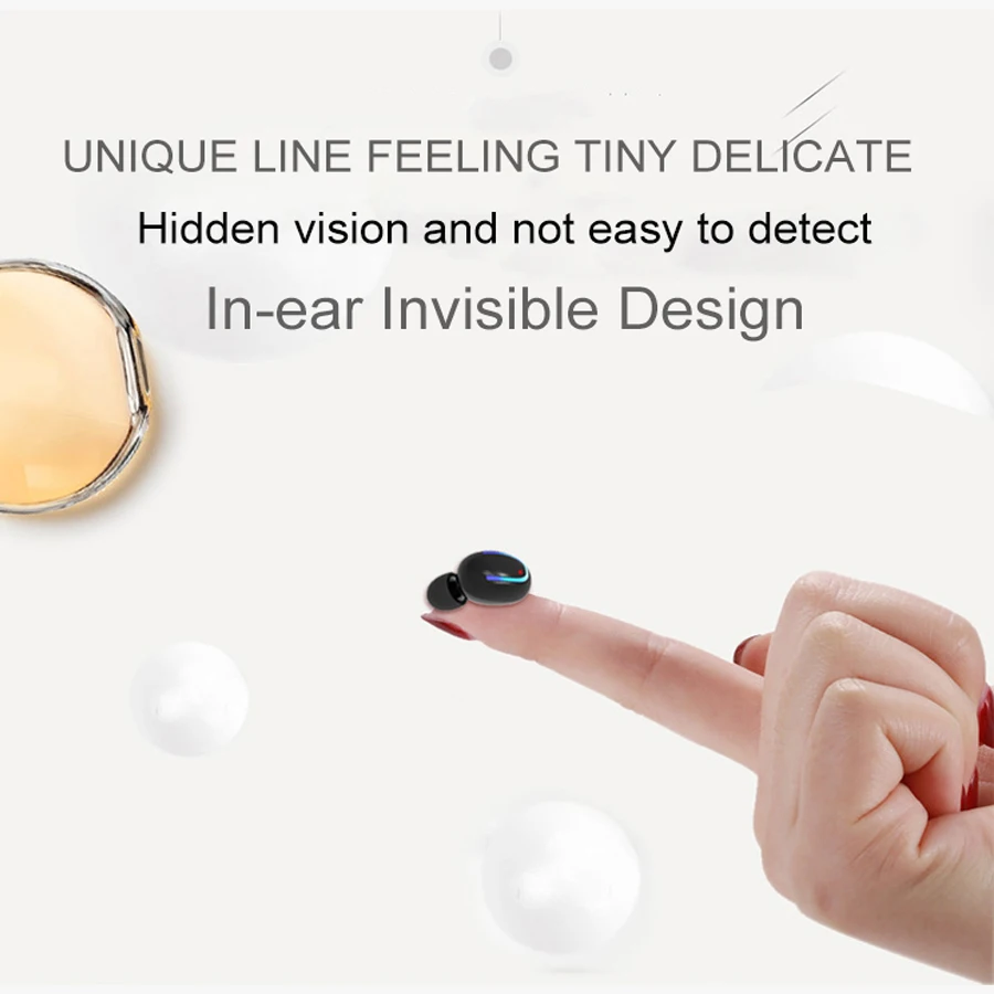 GOSCIEN беспроводные bluetooth гарнитуры мини невидимые наушники спортивные