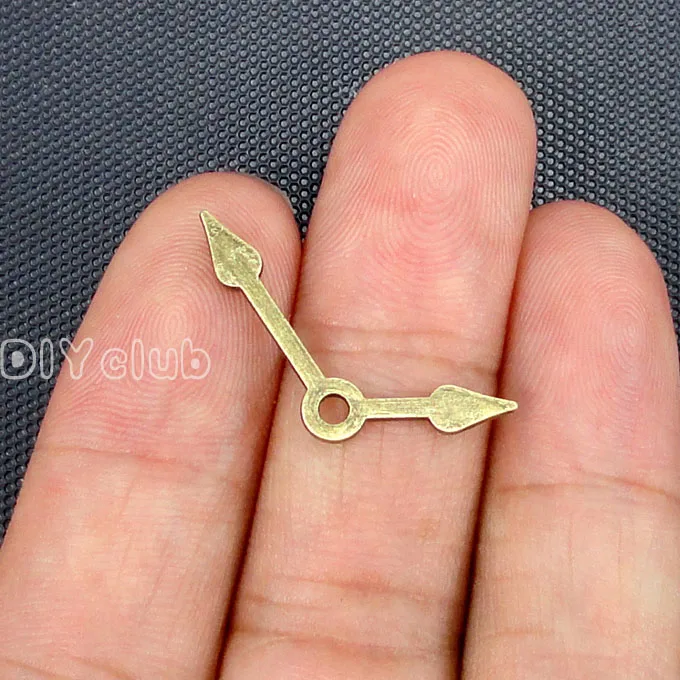 

150pcs-Antique Bronze 2 Sided Clock Hand charm pendant 27x10mm