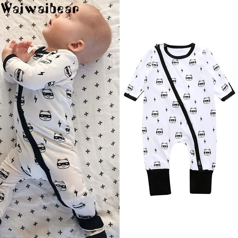 Комбинезон Waiwaibear для маленьких мальчиков и девочек Детский Повседневный