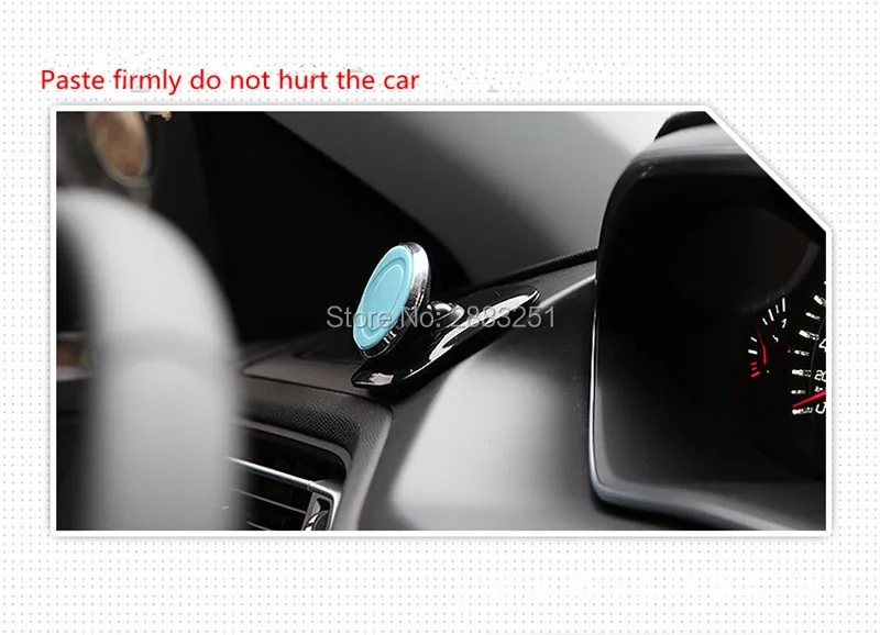 Магнитный вращающийся на 360 градусов GPS магнитный автомобильный держатель для