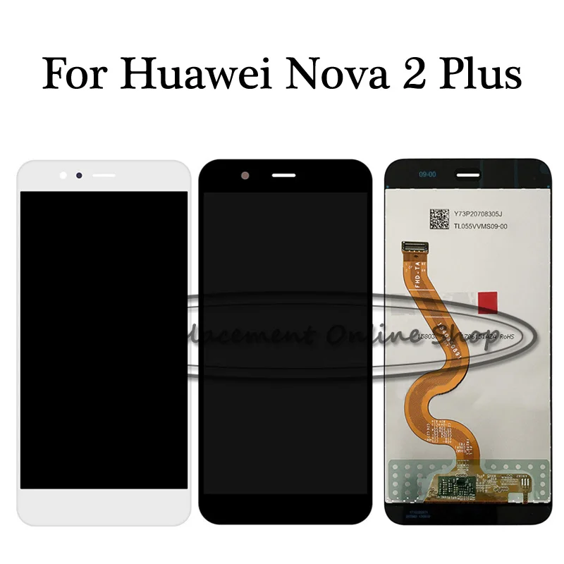 Протестировано для huawei Nova 2 Plus Nova 2+ BAC-AL00 BAC-L21 BAC-TL00 ЖК-дисплей Дисплей кодирующий преобразователь сенсорного экрана в сборе Замена