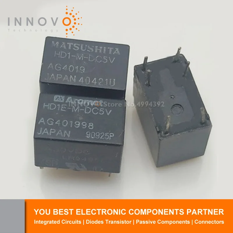 

5pcs/lot HD1E-M-DC5V HD1-M-DC5V Relay free shipping New original