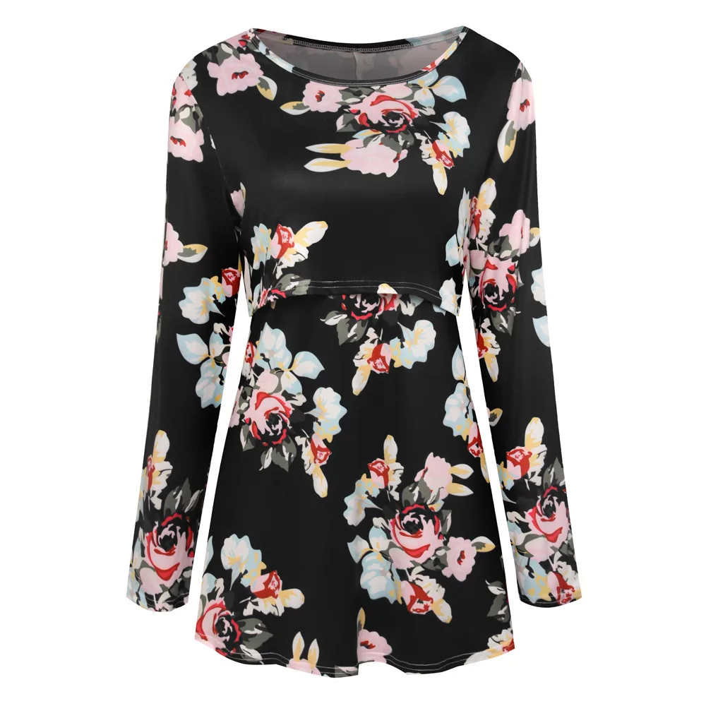 Женская футболка для кормления грудью кормящих прочная повседневной носки топы