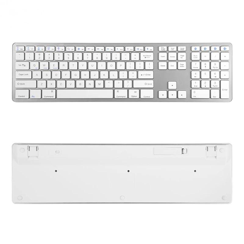 GuHo Ultra Slim Bluetooth беспроводной клавиатура 109 ключи для Apple iOS ipad Android ноутбук с Windows