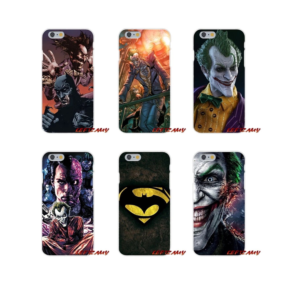 Для iPhone X XR XS MAX 4 4S 5 5S 5C SE 6 6S 7 8 Plus Dc Comics Бэтмен Джокер супер герой аксессуары чехлы
