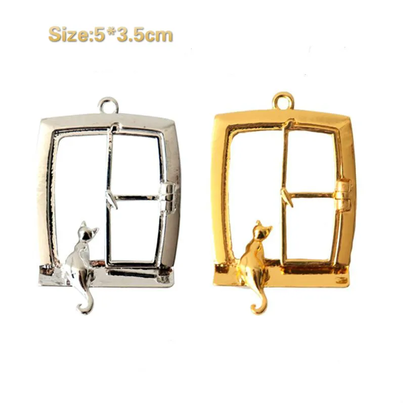2 шт./компл. рамка в виде кошки из хрустальной руды Очаровательная оправа с