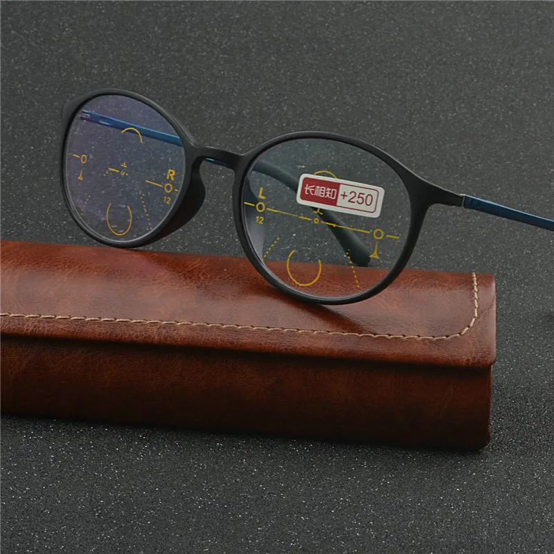 Прогрессивные смарт-очки с зумом, фотохромные очки для чтения, мужские очки для чтения, диоптрий ближнего света FML