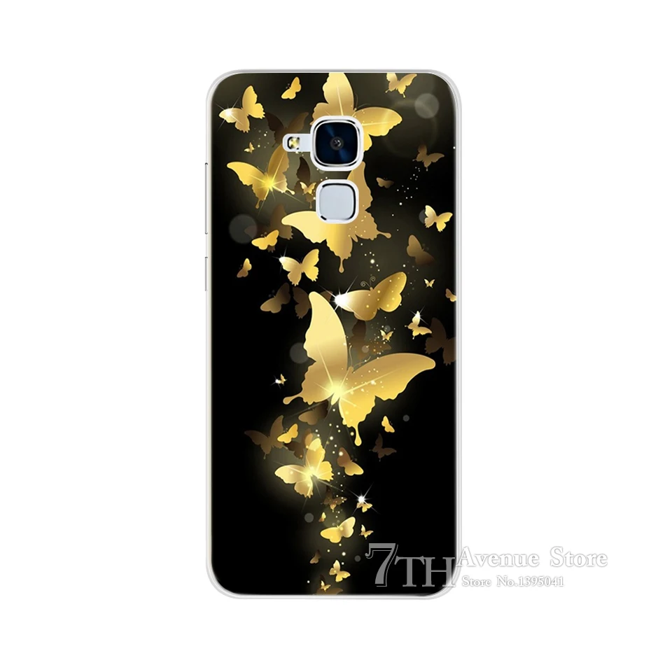 Мягкий чехол из ТПУ для Huawei GT3 Honor 7 Lite силиконовый телефона 5C без отпечатков