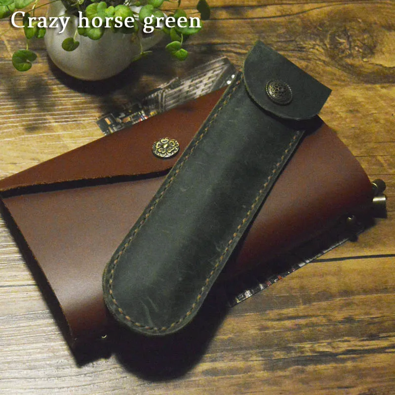 Ручная работа сумка-ручка из натуральной кожи настоящий пенал держатель