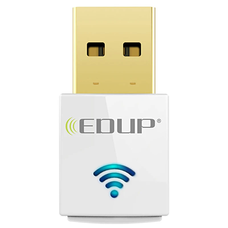 EDUP мини 5 ГГц usb адаптер Wi Fi 600 Мбит/с 802.11ac приемник Dual Band Ethernet сетевой карты для