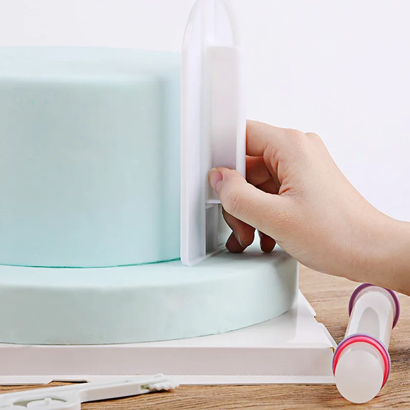 1 pcs Plastic Cake Smoother Polisher Tools Decorating Fondant Sugarcraft Spatulas DIY Baking | Дом и сад