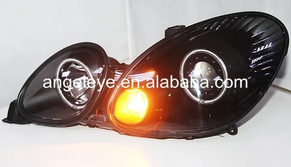 Для Lexus GS300 GS400 фары светодиодный налобный фонарь 1998-2005 год черный Корпус LF