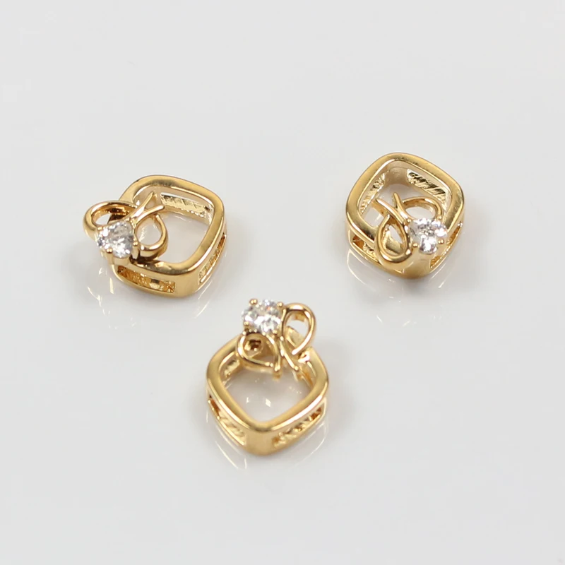 Квадратные циркониевые коннекторы для ювелирных изделий 5 шт. 8 5*3 мм | Украшения и