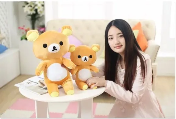 Японская плюшевая милая игрушка Rilakkuma 3 размера мягкие игрушки-животные подушка