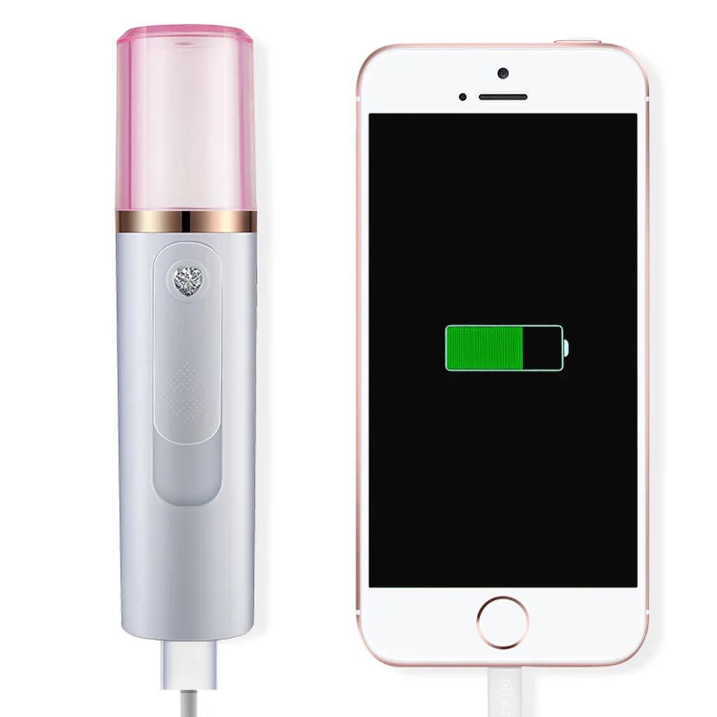 Совершенно новый портативный USB линия лица нано туман спрей для увлажняющий ng