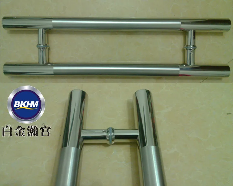 Special offer free shipping thick glass door handle 801 stainless steel pipe 304 light sand pull hands | Обустройство дома
