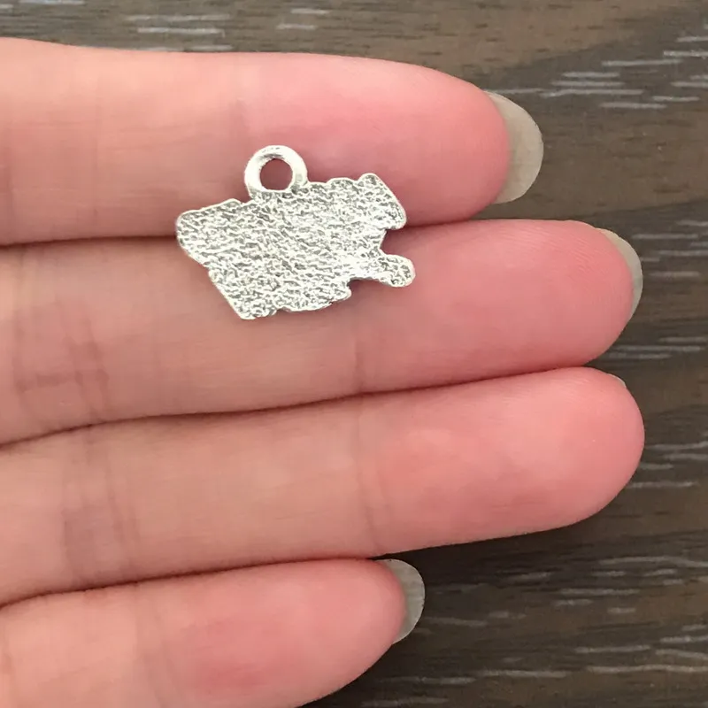 10 шт. подвеска сделай сам с любовью для запуска из цинкового сплава браслета