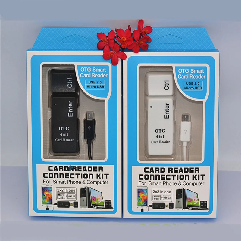 Кардридер USB 2 0 все в одном SD/Micro SD/TF/MMC/MS Compact Flash Смарт карта памяти адаптер Type C OTG SD