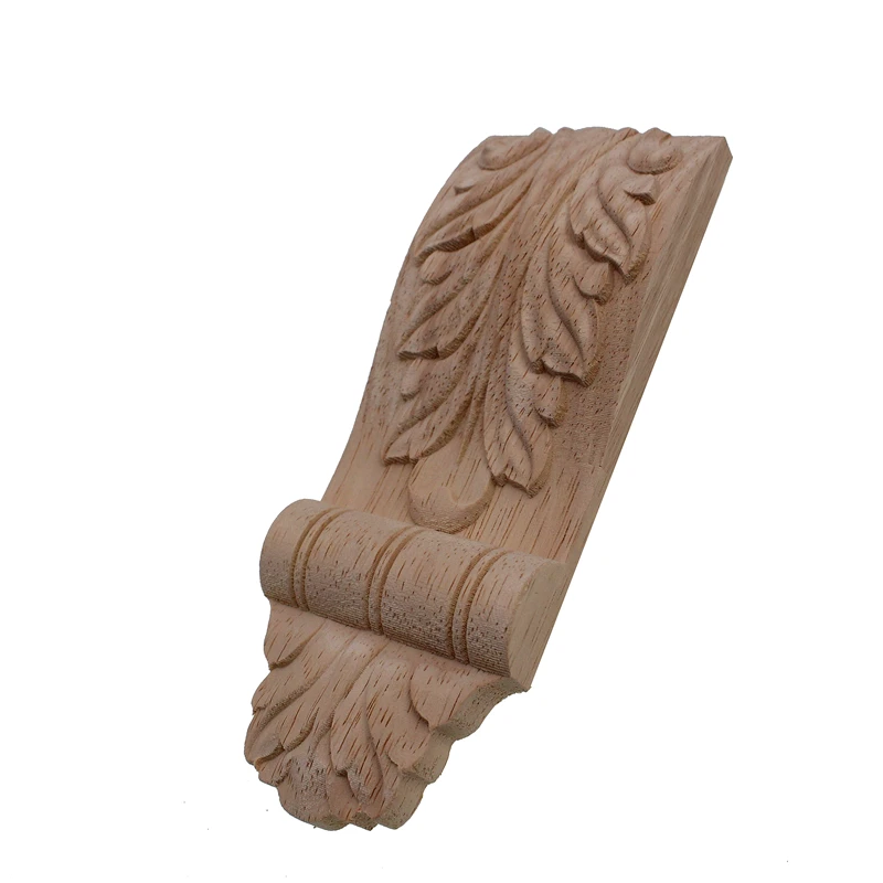 RUNBAZEF Wood Furniture Applique Door God Stage Stigma Pillar Decoration Accessories Creative Home Figurines Miniatures | Дом и сад