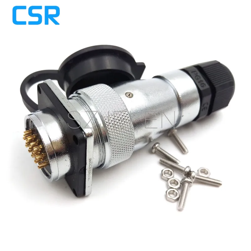 Водонепроницаемый разъем WF28 для кабеля питания 20 штырьков светодиодный |