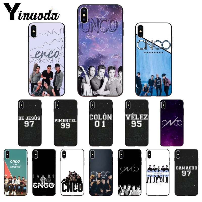 Yinuoda Team CNCO мягкий ТПУ чехол для телефона аксессуары Apple iPhone 8 7 6 6S Plus X XS MAX 5 SE XR