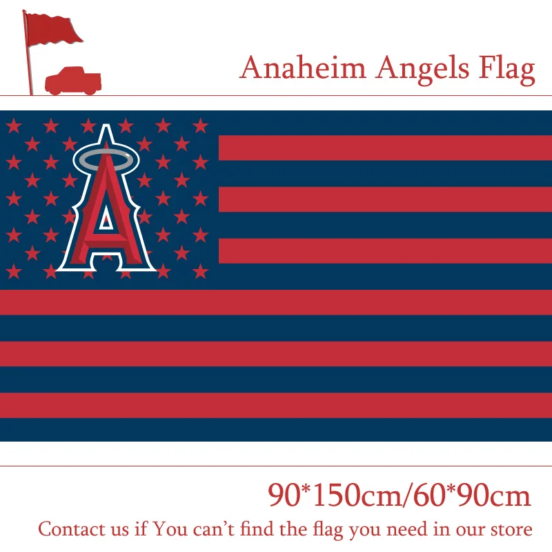 90x150 см 60x90 Anaheim Angels звезда и полоса флаг 3ftx5ft из полиэстера|stars and stripes flag|striped