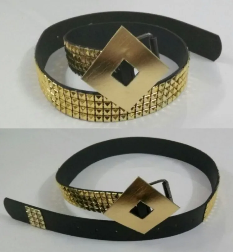 Belt Отряд Самоубийц Харли Квинн косплей костюм футболка пальто куртка набор аксессуаров Серьги Воротник браслет пояс Golve - Цвет: Belt