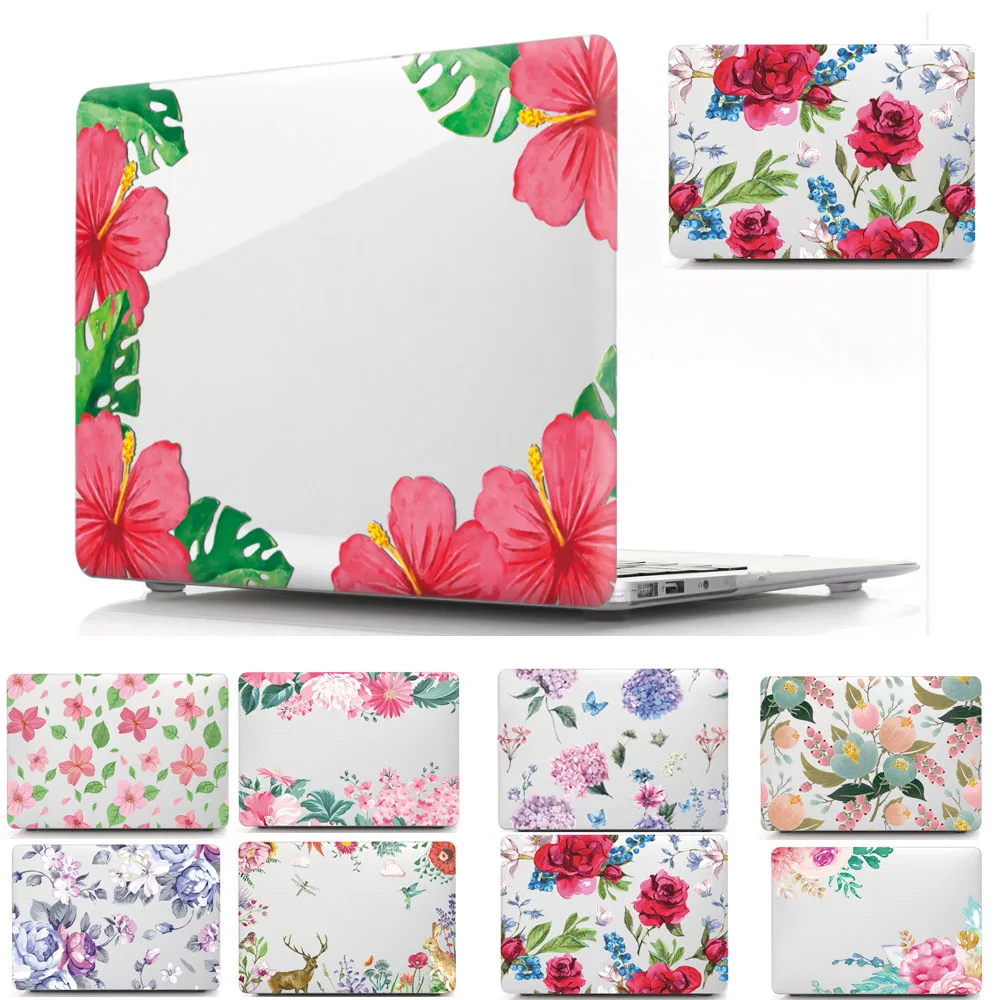 Print Pattern 11 12 13 15 inch Hard Shell Laptop Cover Case For Apple Macbook Mac book Air Pro Retina Touch Bar 11.6 13.3 15.4 | Компьютеры