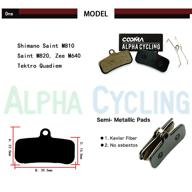 4 пары полимерных дисковых тормозных колодок для велосипеда SHIMANO M8120 M8020 M7120 M6120 M820