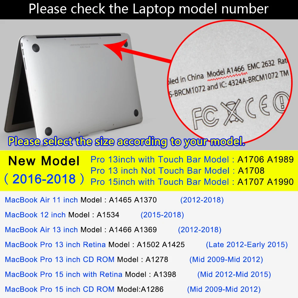 2018 цветная лампочка для ноутбука Тонкий покровик на macbook pro 15 чехол жесткий air 13 11 6