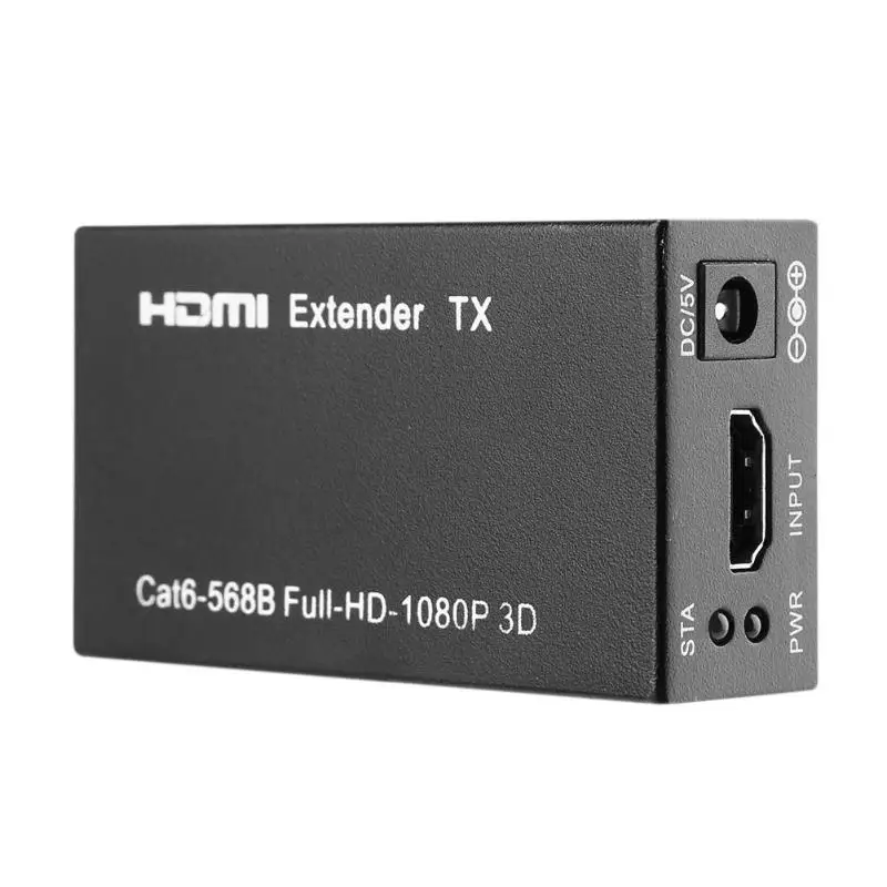 ALLOYSEED 3D 1080P беспроводной HDMI удлинитель Ethernet сетевой передатчик HDMI отправитель приемник для Cat5 CAT6 ТВ Поддержка 3D 1080P