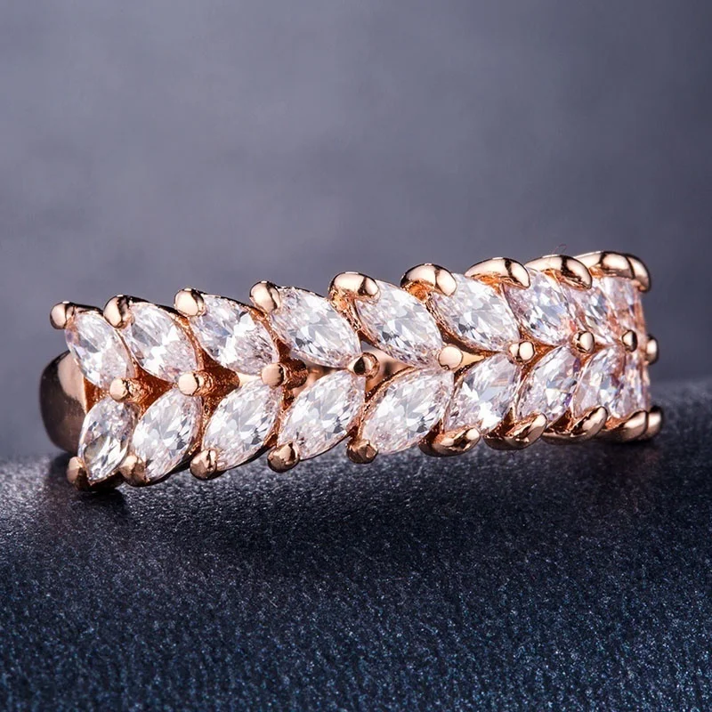 Exquisite Wheat Ring Aesthetic Temperament Women Fashion Europe and The United States Jewelry | Украшения и аксессуары